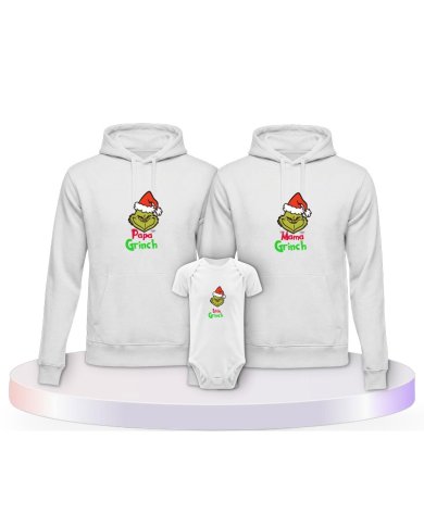 Grinch Family Partner Outfit für die Familie | Paarpulli