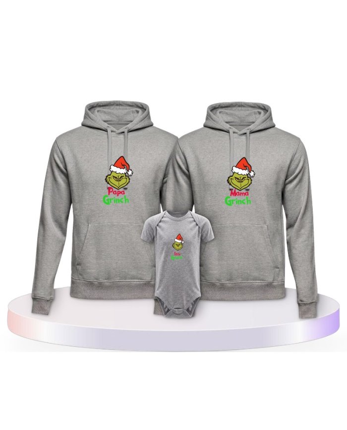 Grinch Family Partner Outfit für die Familie | Paarpulli