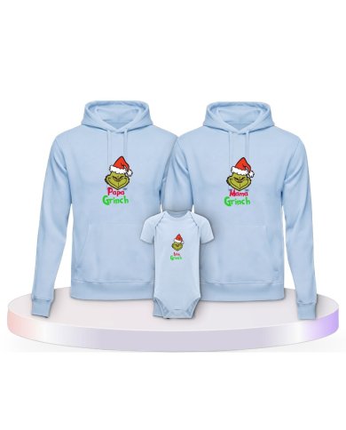 Grinch Family Partner Outfit für die Familie | Paarpulli