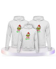 Familienlook Hoodies mit Grinch Family | Paarpulli