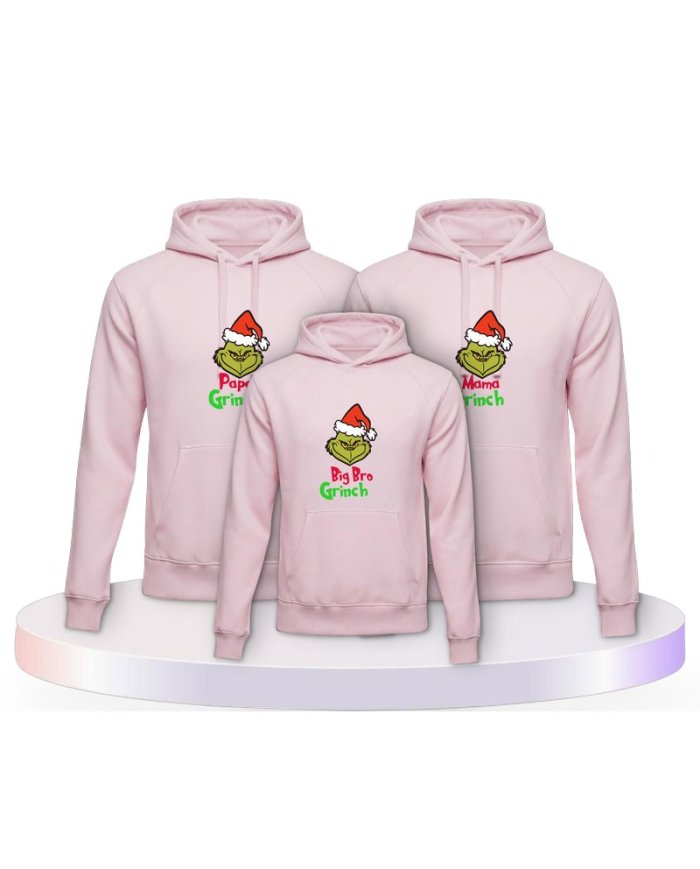 Familienlook Hoodies mit Grinch Family | Paarpulli