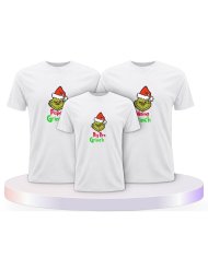 Familienlook T-Shirts mit Grinch Family | Paarpulli