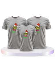 Familienlook T-Shirts mit Grinch Family | Paarpulli