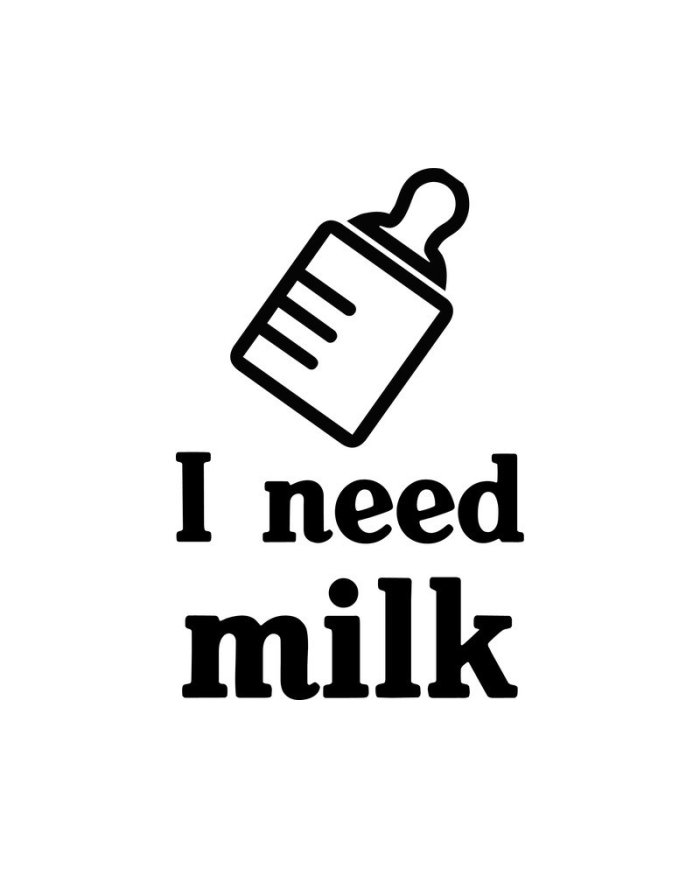 Eltern-Kind Partnerlook I Need Coffee und I Need Milk | Paarpulli