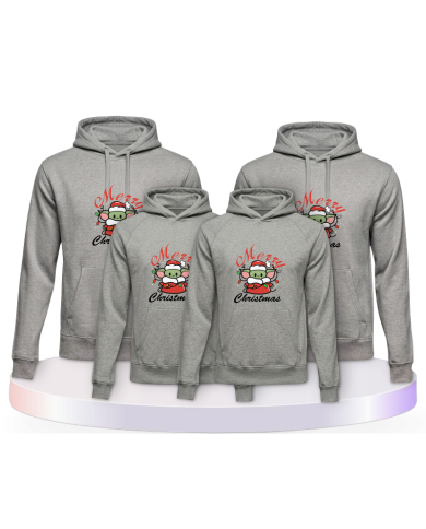 Familienlook T-Shirts mit May Christmas be with you | Paarpulli