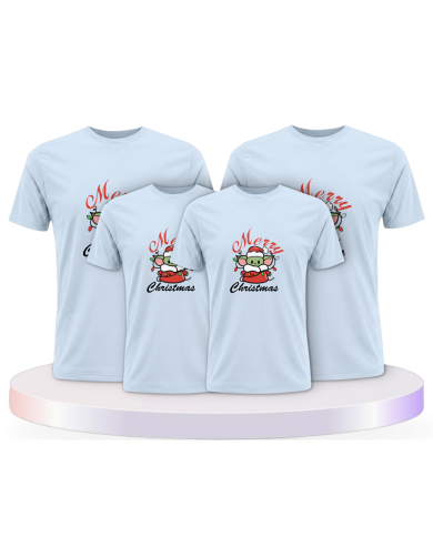 Familienlook T-Shirts mit May Christmas be with you | Paarpulli