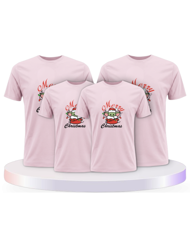 Familienlook T-Shirts mit May Christmas be with you | Paarpulli