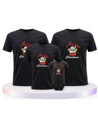 May Christmas be with you Familienset Familien T-Shirts | Paarpulli