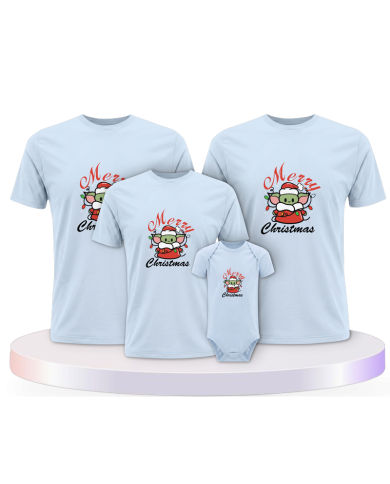 May Christmas be with you Familienset Familien T-Shirts | Paarpulli