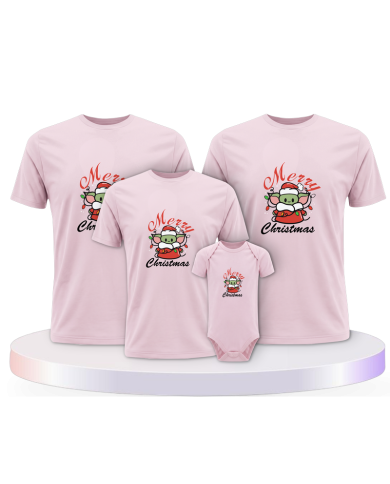 May Christmas be with you Familienset Familien T-Shirts | Paarpulli