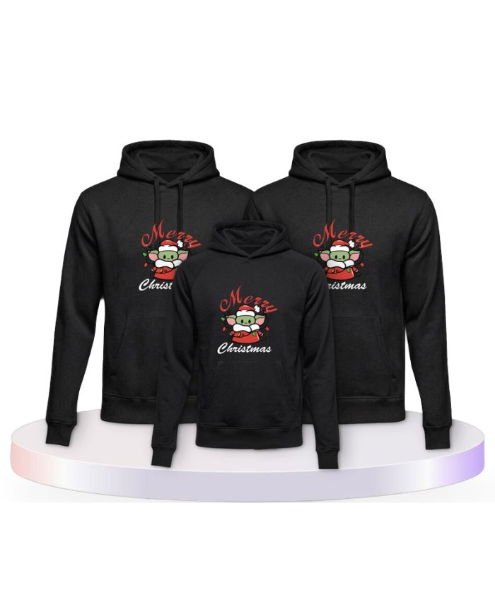 Familienlook Hoodies mit May Christmas Be With You | Paarpulli