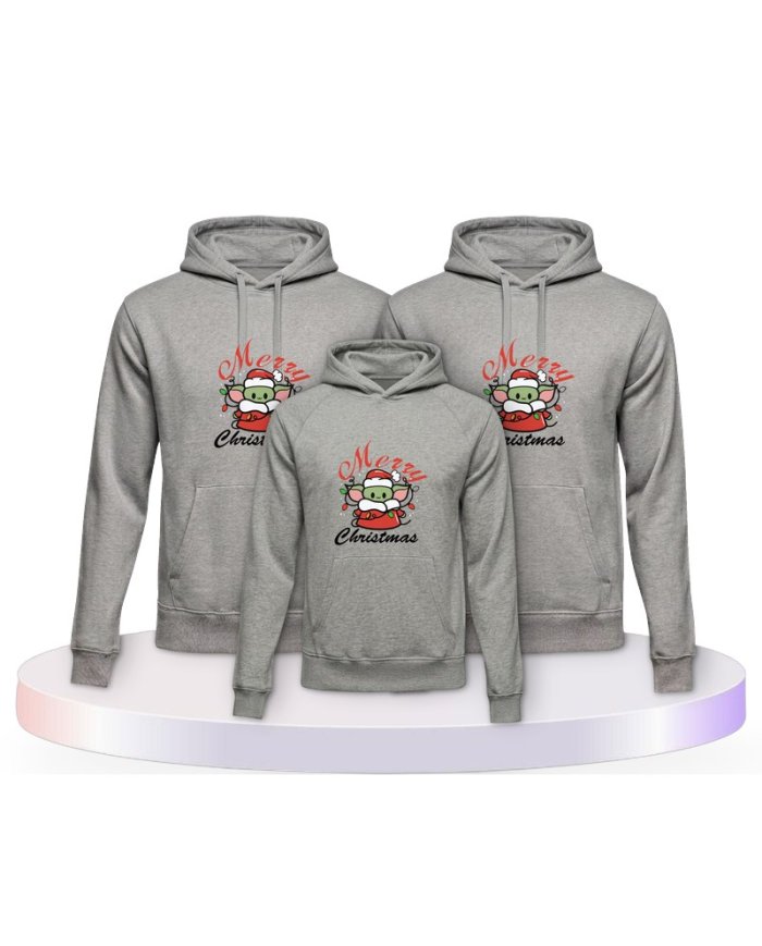Familienlook Hoodies mit May Christmas Be With You | Paarpulli