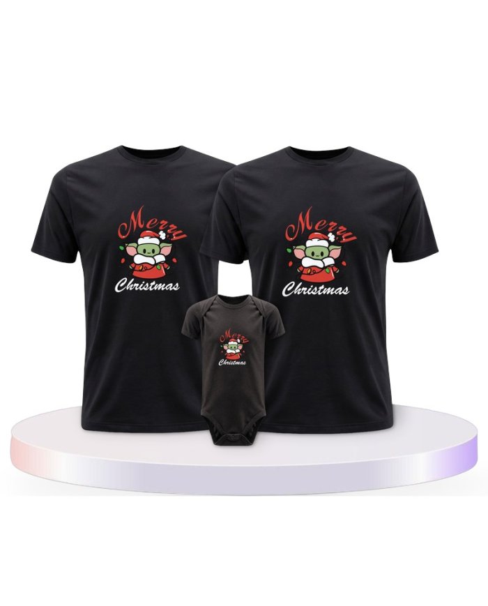 Familienlook T-Shirts mit May Christmas Be With You | Paarpulli