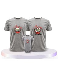 Familienlook T-Shirts mit May Christmas Be With You | Paarpulli