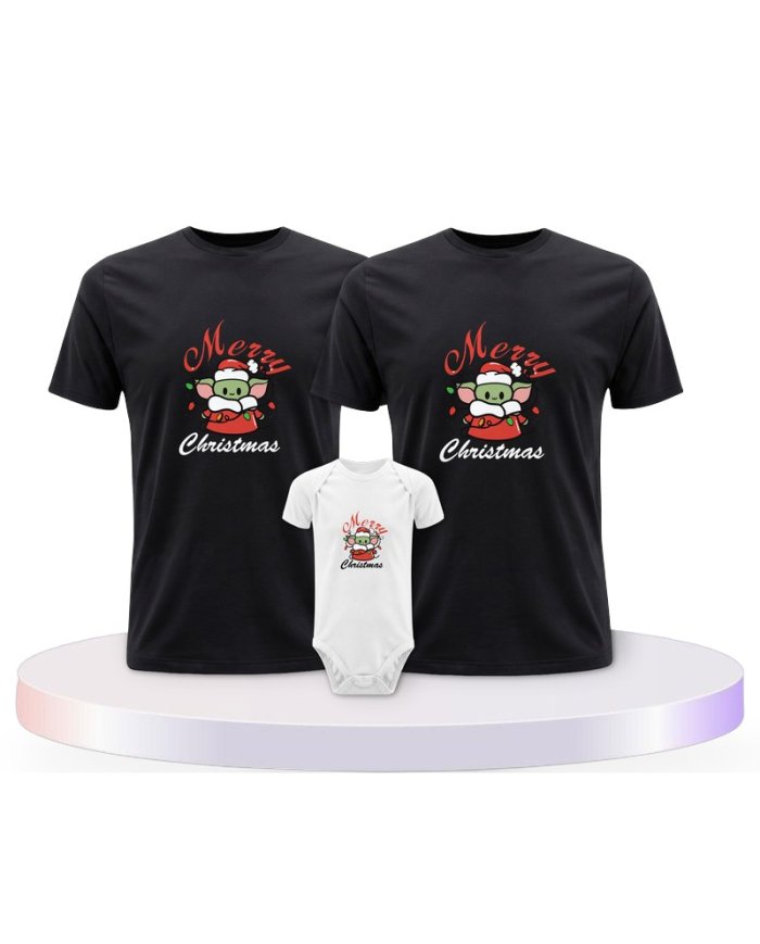 Familienlook T-Shirts mit May Christmas Be With You | Paarpulli