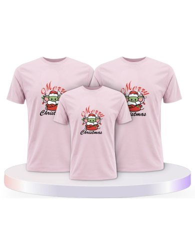 May Christmas Be With You Familienset T-Shirts | Paarpulli