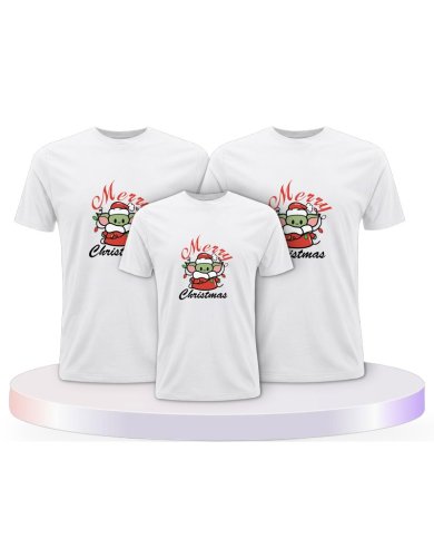 May Christmas Be With You Familienset T-Shirts | Paarpulli