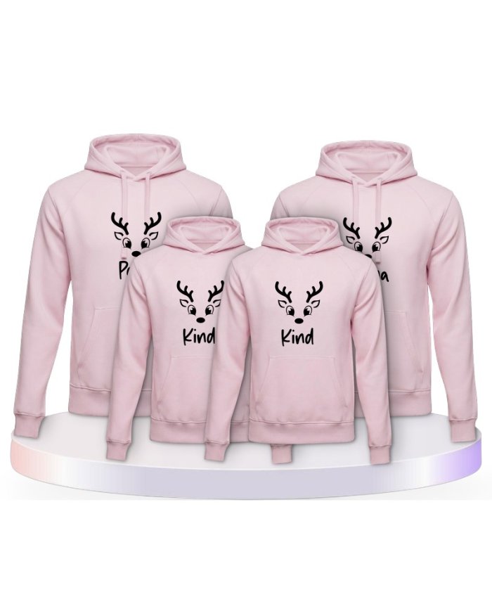 Rentier Family Familienset Hoodies | Paarpulli