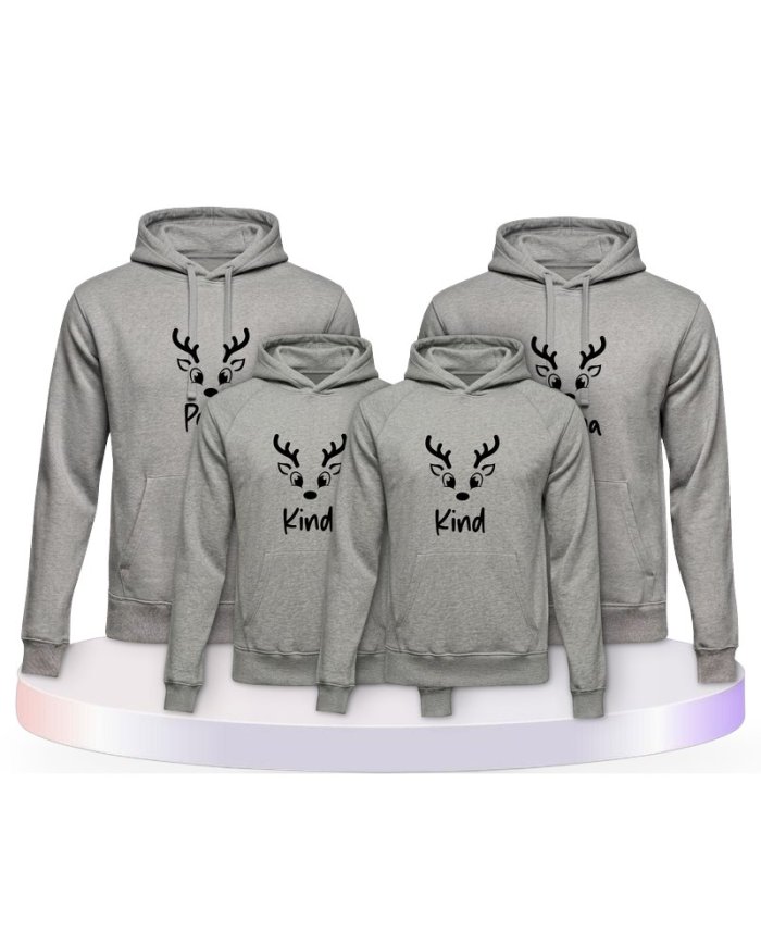 Rentier Family Familienset Hoodies | Paarpulli