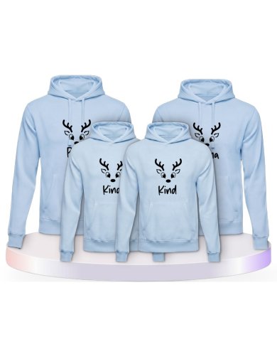 Rentier Family Familienset Hoodies | Paarpulli