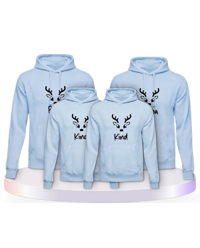 Rentier Family Familienset Hoodies | Paarpulli