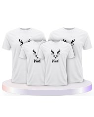 Rentier Family Familienset T-Shirts | Paarpulli