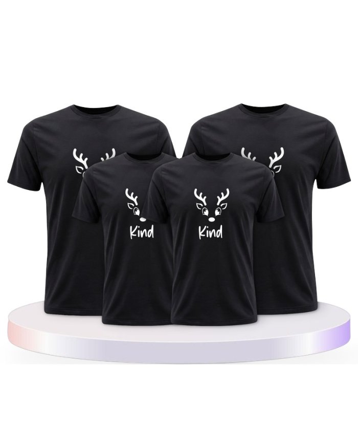 Rentier Family Familienset T-Shirts | Paarpulli