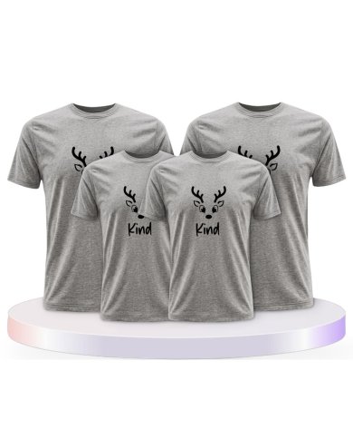 Rentier Family Familienset T-Shirts | Paarpulli