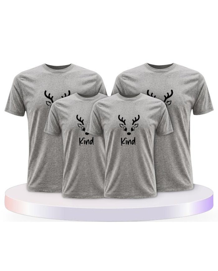 Rentier Family Familienset T-Shirts | Paarpulli