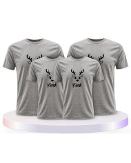 Rentier Family Familienset T-Shirts | Paarpulli
