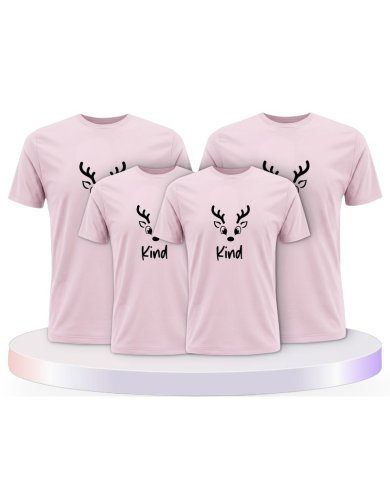 Rentier Family Familienset T-Shirts | Paarpulli