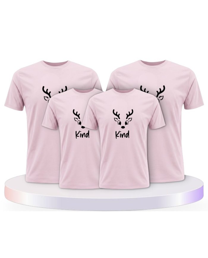 Rentier Family Familienset T-Shirts | Paarpulli