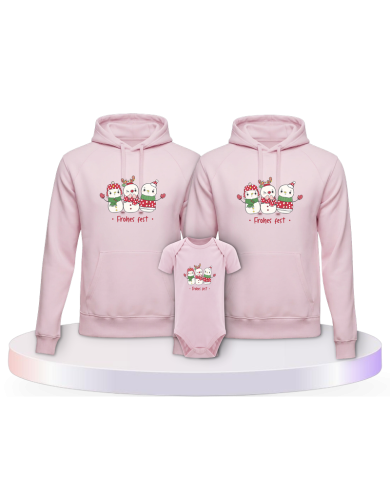 Frohes Fest Schneemann + Partner Outfit für die Familie | Paarpulli