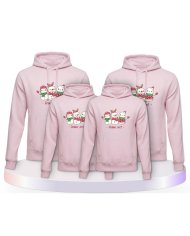 Frohes Fest Schneemann Familienset Hoodies | Paarpulli