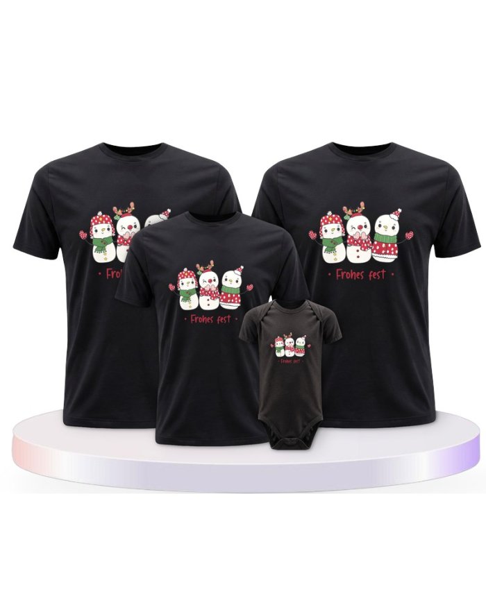Frohes Fest Schneemann Partner Outfit für die Familie | Paarpulli
