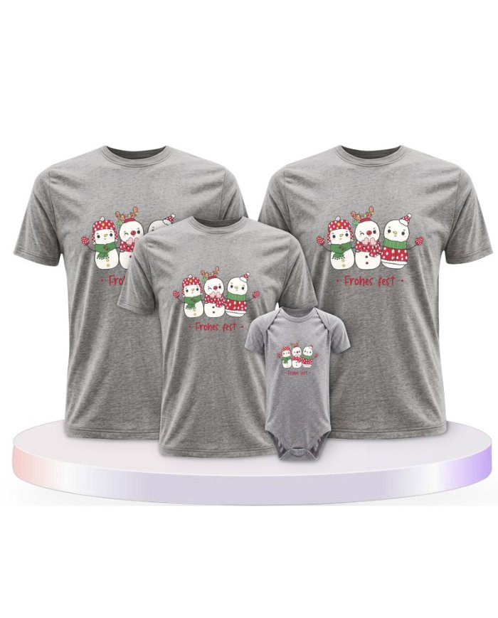 Frohes Fest Schneemann Partner Outfit für die Familie | Paarpulli