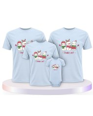 Frohes Fest Schneemann Partner Outfit für die Familie | Paarpulli