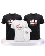 Frohes Fest Schneemann Partner Outfit für die Familie | Paarpulli