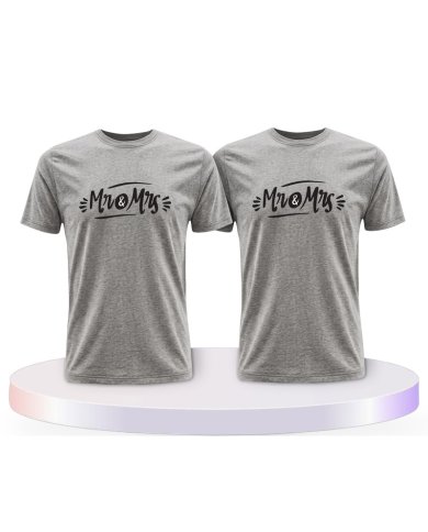 Mr. und Mrs. Verziertes Couple T-Shirts kaufen | Paarpulli