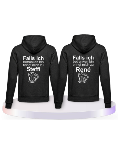 Gemeinsamer Look: Wenn ich betrunken bin Hoodies | Paarpulli
