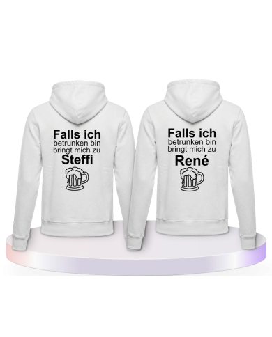 Gemeinsamer Look: Wenn ich betrunken bin Hoodies | Paarpulli
