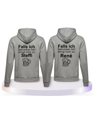 Gemeinsamer Look: Wenn ich betrunken bin Hoodies | Paarpulli