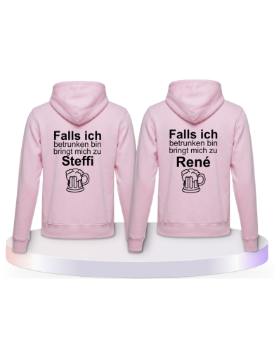Gemeinsamer Look: Wenn ich betrunken bin Hoodies | Paarpulli