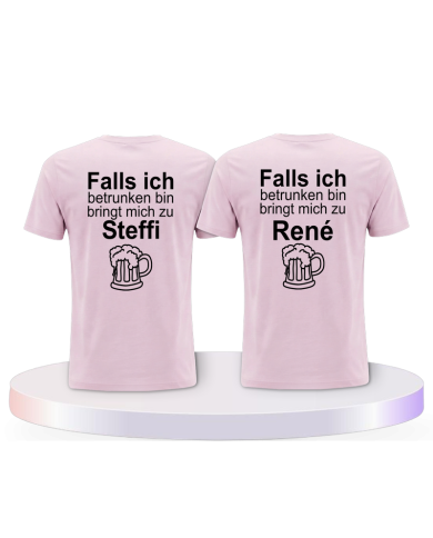 Gemeinsamer Look: Wenn ich betrunken bin T-Shirts | Paarpulli