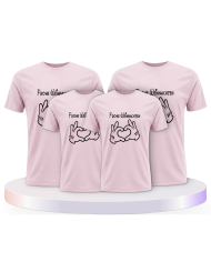 Frohe Weihnachten Familienset T-Shirts | Paarpulli