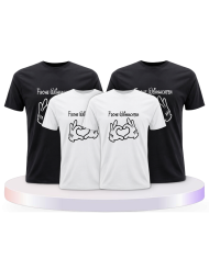 Frohe Weihnachten Familienset T-Shirts | Paarpulli