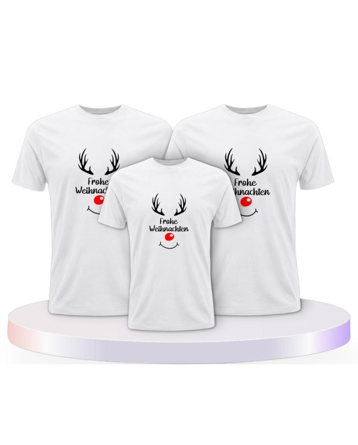 Reh Frohe Weihnachten Partner Outfit für die Familie | Paarpulli