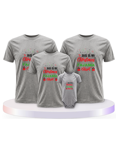 This Is My Christmas Pajama Pärchen T-Shirts | Paarpulli