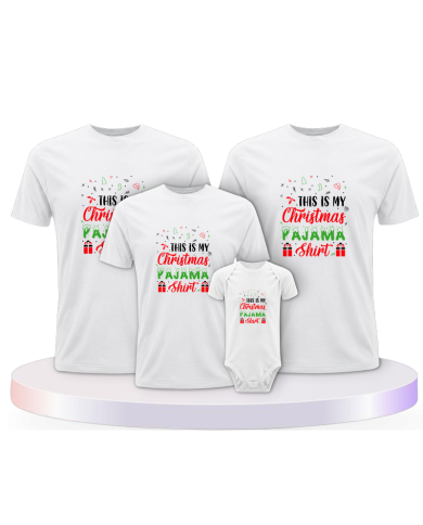 This Is My Christmas Pajama Pärchen T-Shirts | Paarpulli