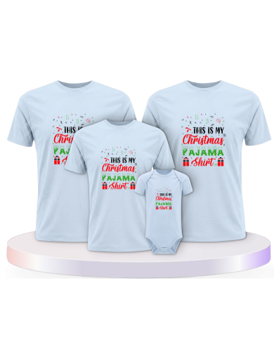 This Is My Christmas Pajama Pärchen T-Shirts | Paarpulli